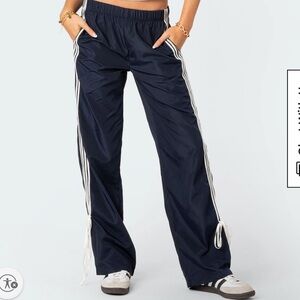 Edikted Navy Blue Women's Track Pants